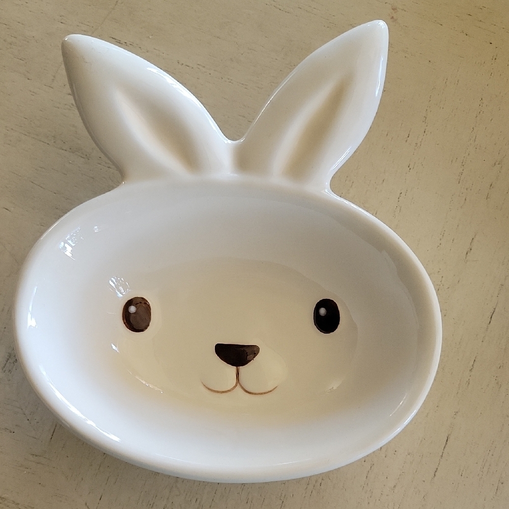 Target Bunny Ear White Ceramic Bowl